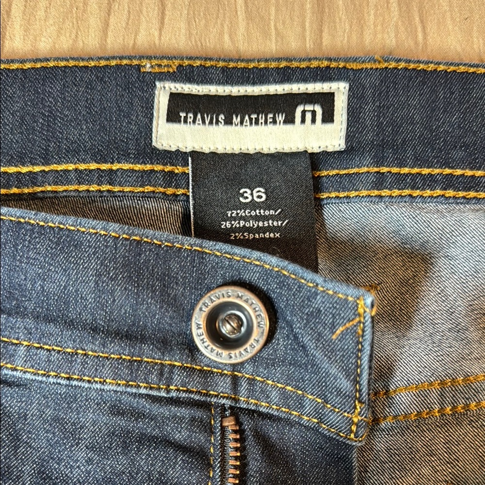 Travis Mathew Men's Blue Jeans